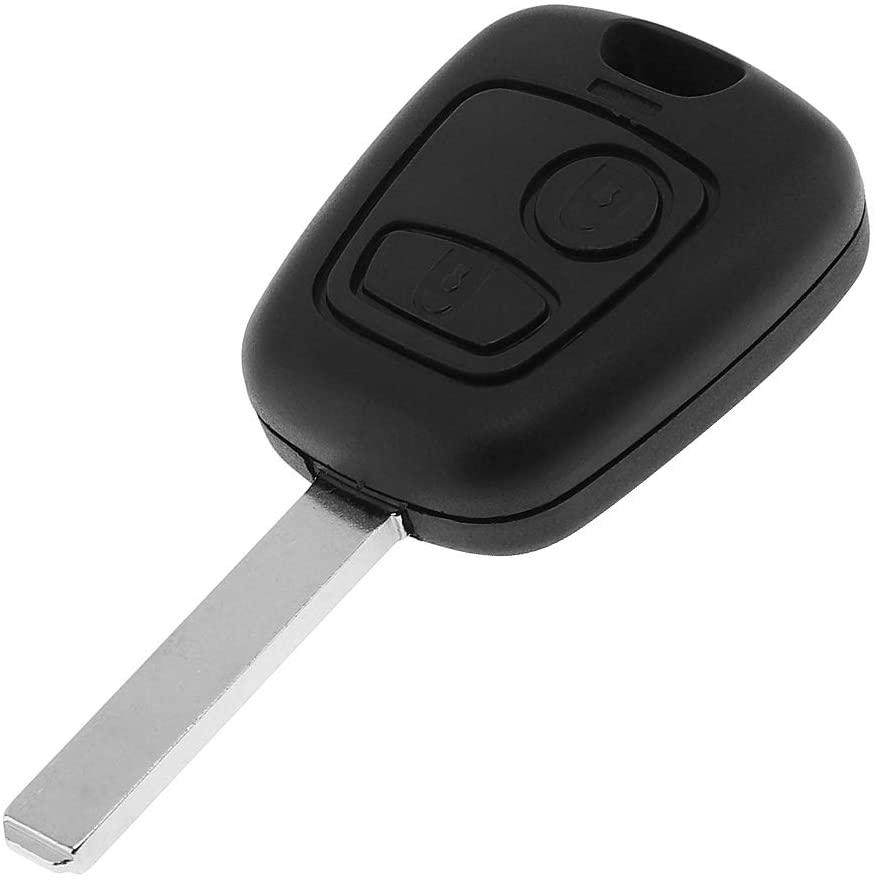 Citroën C2 / C3 Contactsleutel – 2 Knoppen – 433MHz – ID46