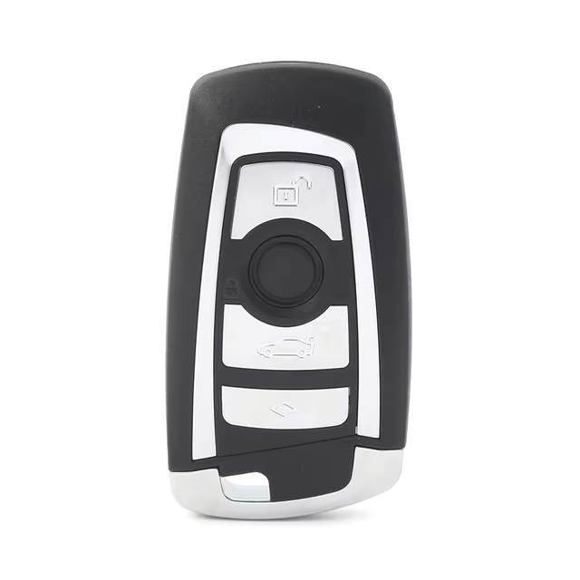 BMW F-Series &amp; G-Series Smart Key Keyless GO 4 Buttons 868MHz - Silver (Light Model) 