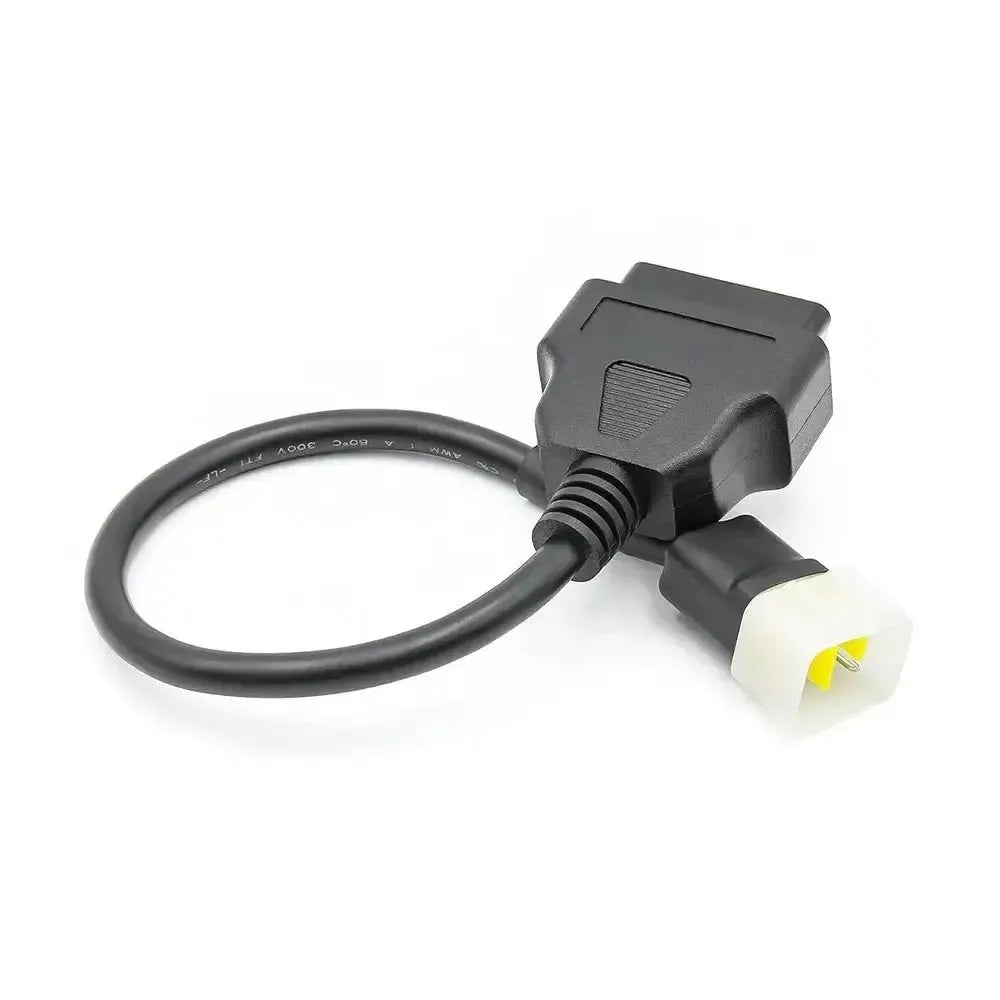 Delphi 6-pins OBD – 16-pins OBD2 Verloopkabel | Motorfiets
