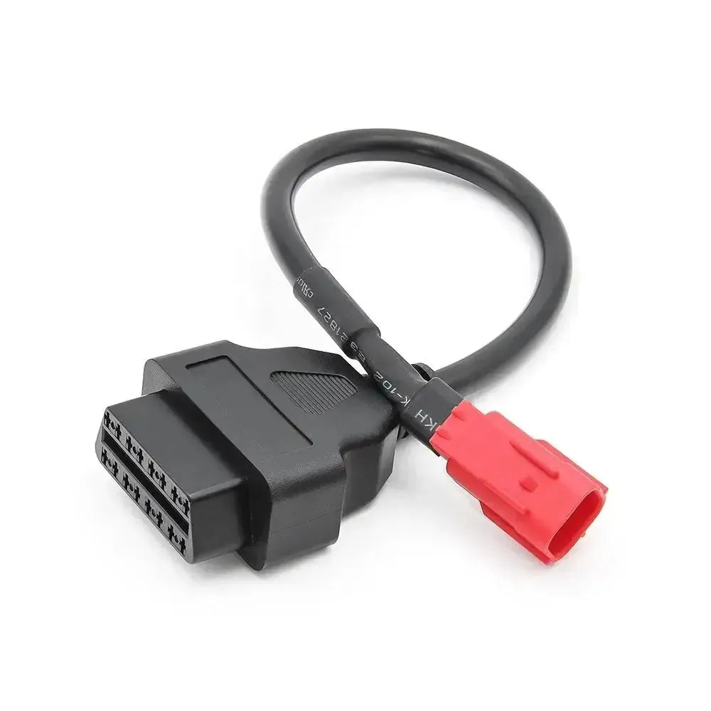 Euro-V 6-pins OBD – 16-pins OBD2 Verloopkabel | Motorfiets