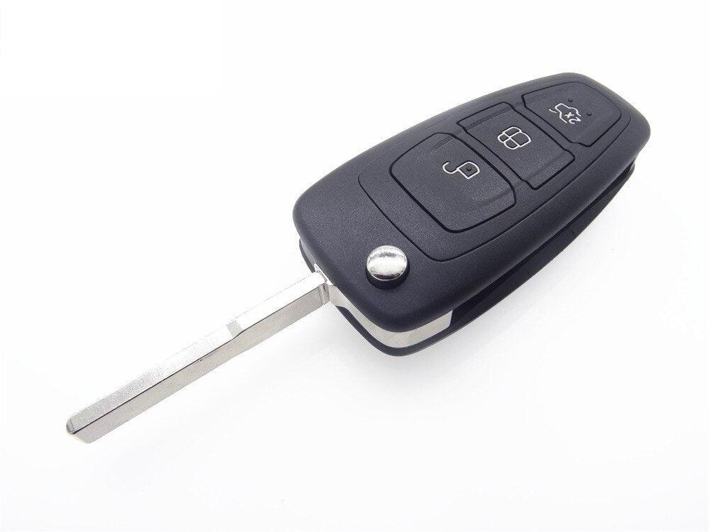 Boîtier de clé pliante Ford à 3 boutons HU101 
