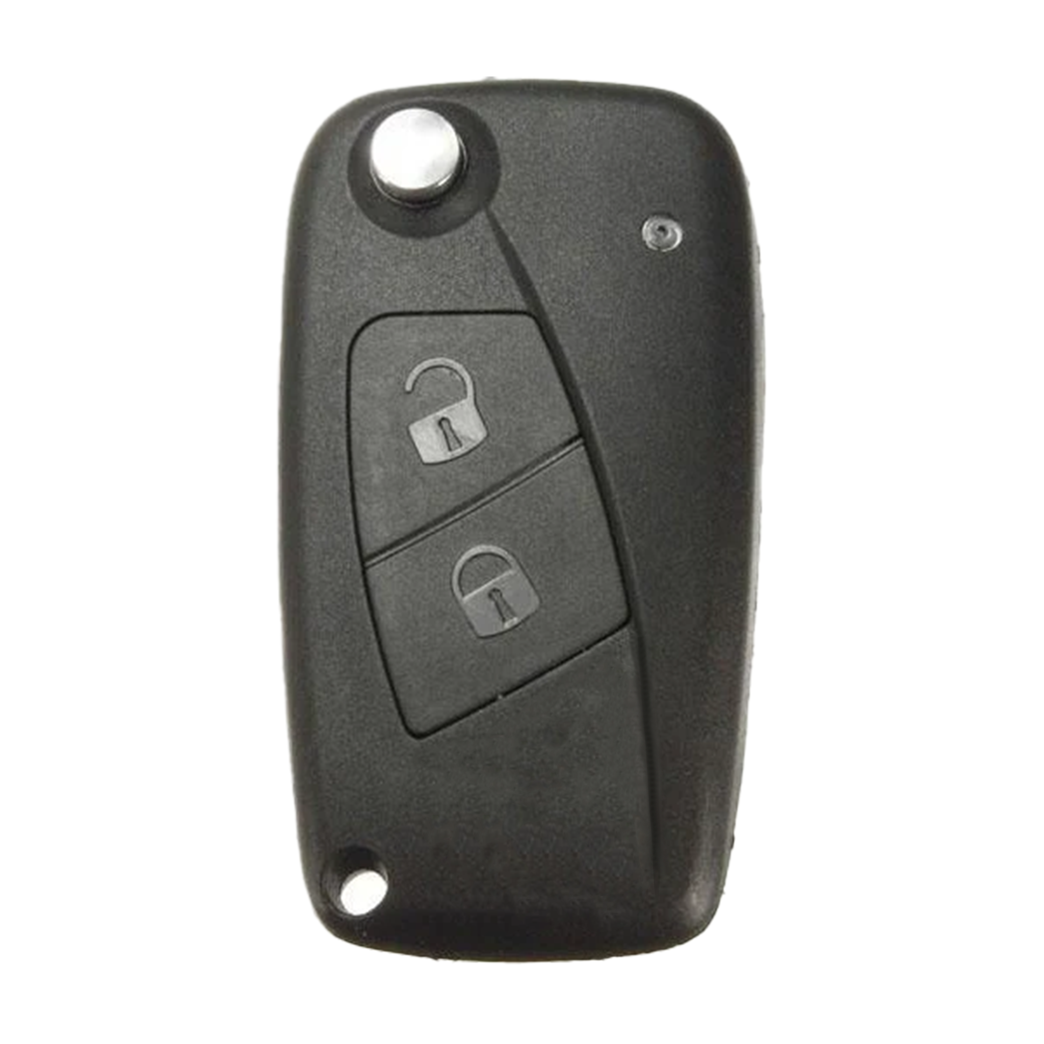 Citroën Nemo 2-Button Flip Key 433MHz PCF7946 ID46 with SIP22 Blade (Black/Blue)