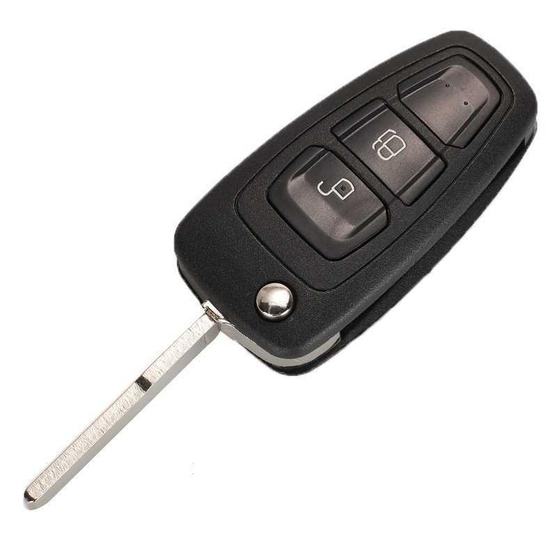 Boîtier de clé pliante Ford à 2 boutons HU101 