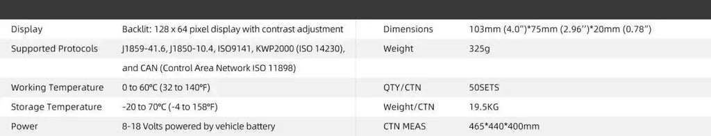 Foxwell NT200E | Foutcodelezer | Auto