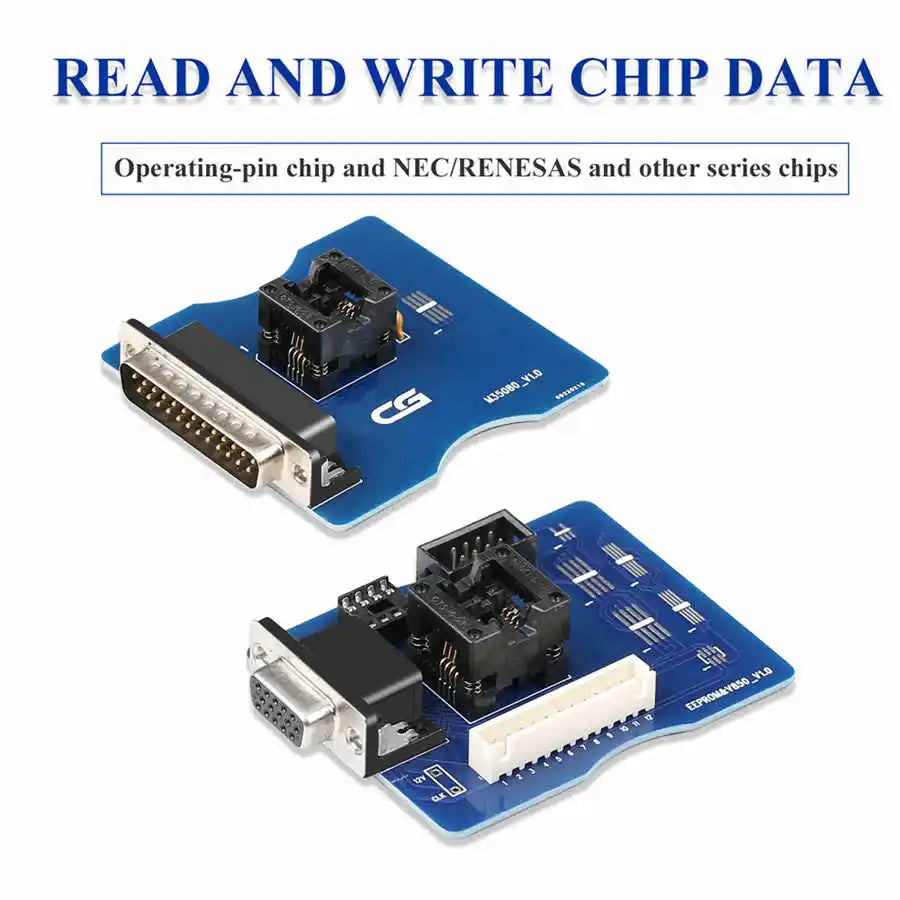 CGDI CG Pro 9S12 Programmeur - Complete Set met Alle Adapters inclusief CAS4 DB25 en TMS370 voor BMW