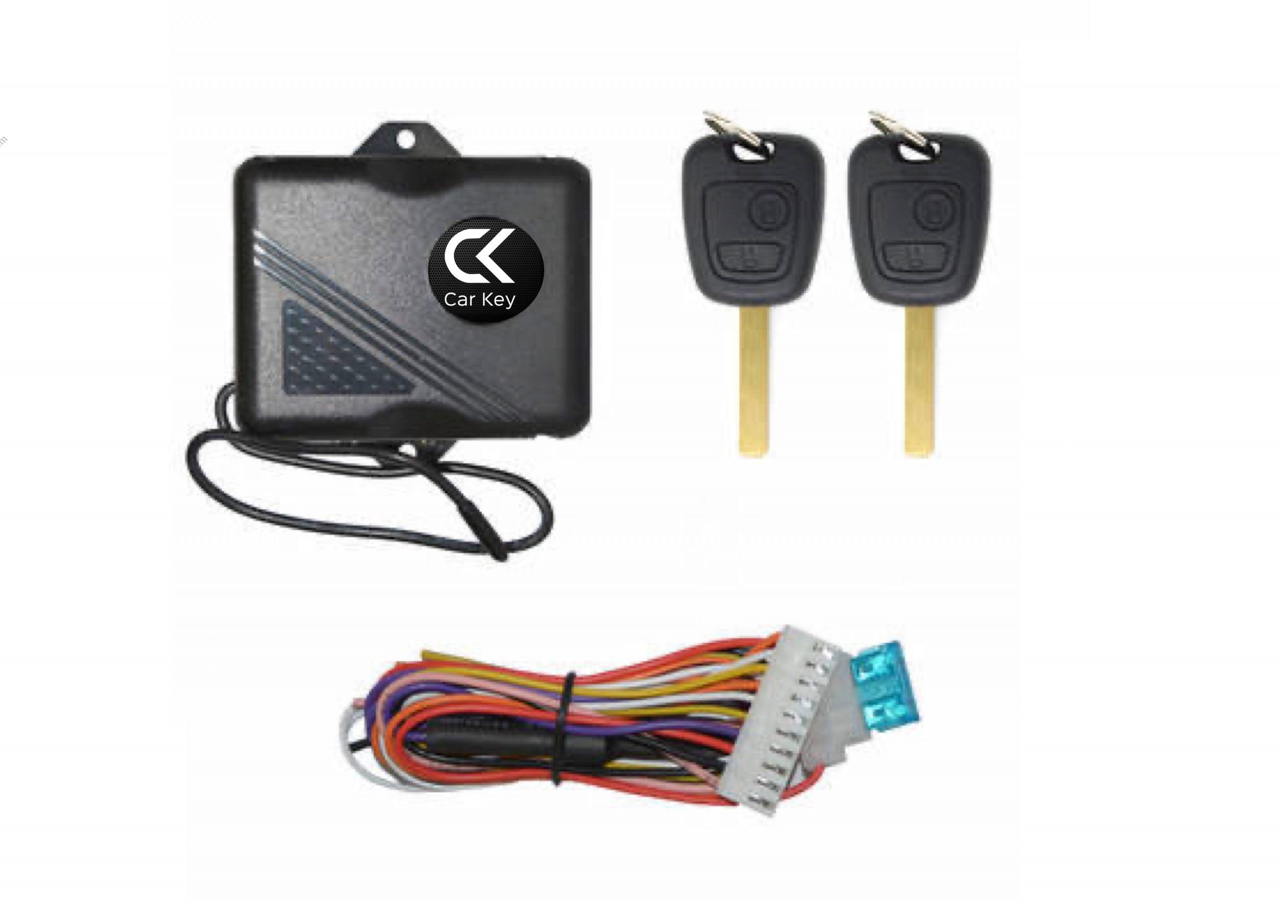 Kit de verrouillage centralisé universel Renault Citroën Peugeot avec 2 télécommandes