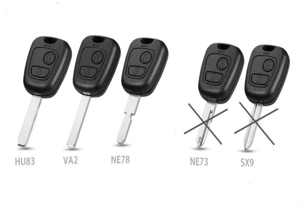 Toyota 2-Button Key Housing Without Blade – Shell Only