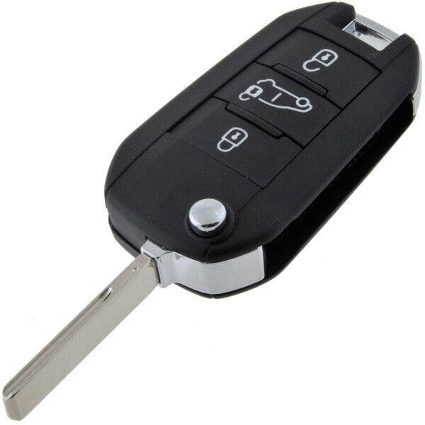 Peugeot Expert Klapsleutel 3 Knoppen – 433MHz – Chip 4A – HU83 – P/N 1617020780
