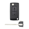 Peugeot Partner / 308 / 3008 Flip Key – 2 Buttons – BOP 0536 – 433MHz FSK – PCF7961 ID46 – HU83/VA2 