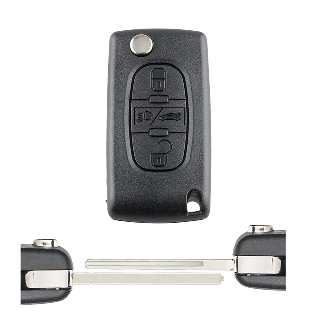 Citroën Klapsleutel 3-Knops – 433MHz ASK – PCF7961 ID46 – HU83/VA2 – BOP 0536
