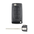 Citroën C3 C4 C5 Jumpy Flip Remote Key - 3 Buttons - 433MHz FSK - PCF7961 ID46 - HU83/VA2 - BOP 0536 