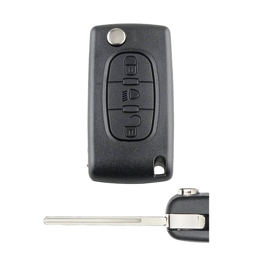 Citroën Klapsleutel 3-Knops – 433MHz ASK – PCF7961 ID46 – HU83/VA2 – BOP 0536
