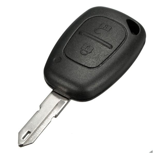 Renault 2-Button Remote Contact Key 433MHz ID46 PCF7946 with NE72 Blade