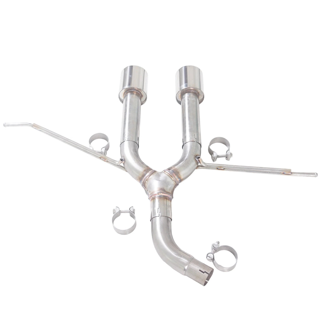 Roestvrijstalen Uitlaatsysteem voor Golf 6 1.4T – 2x 89 mm Tips (R20 Diffuser Compatibel)