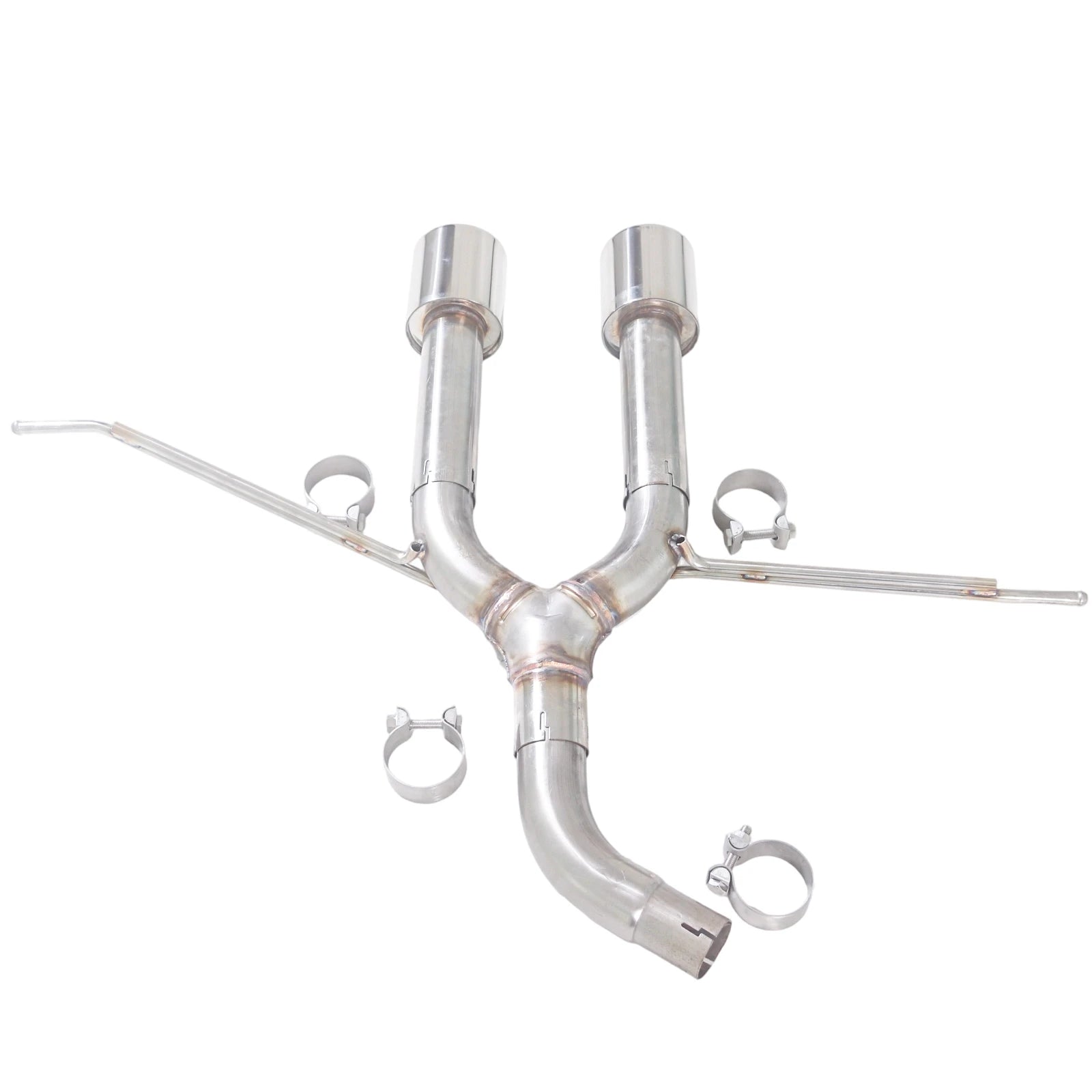 Roestvrijstalen Uitlaatsysteem voor Golf 6 1.4T – 2x 89 mm Tips (R20 Diffuser Compatibel)