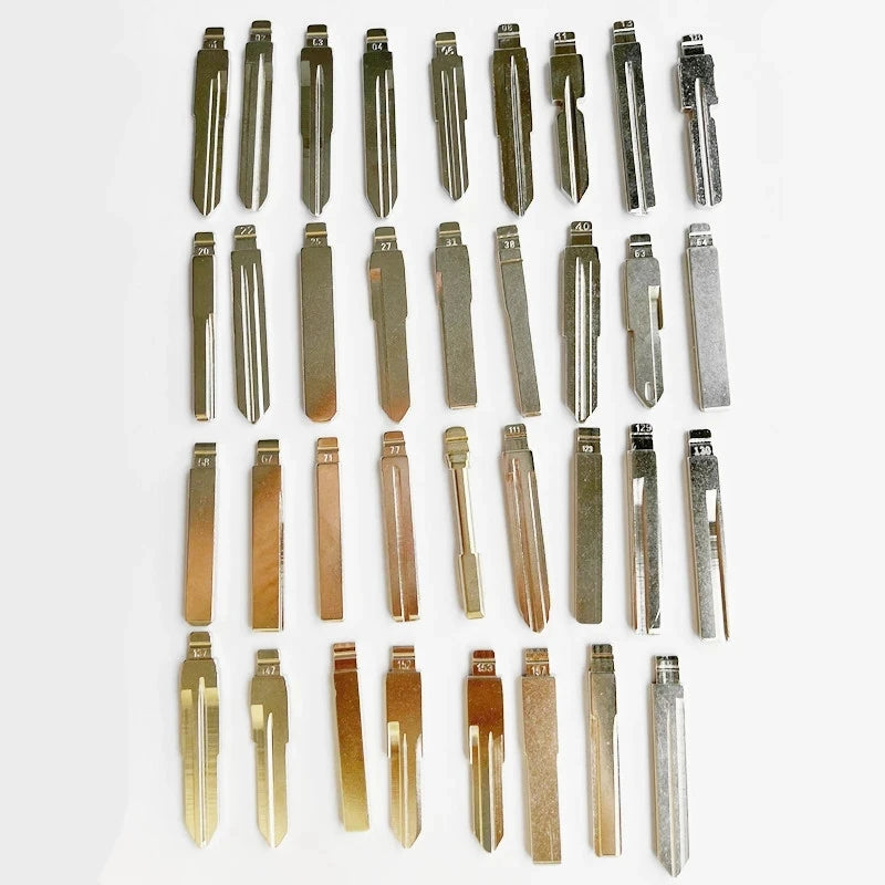 175 Stuks Auto Sleutel Blank Set voor KD900 KD-X2 VVDI - Complete Transponder Key Blade Collection Renault Toyota BMW VW Audi PSA