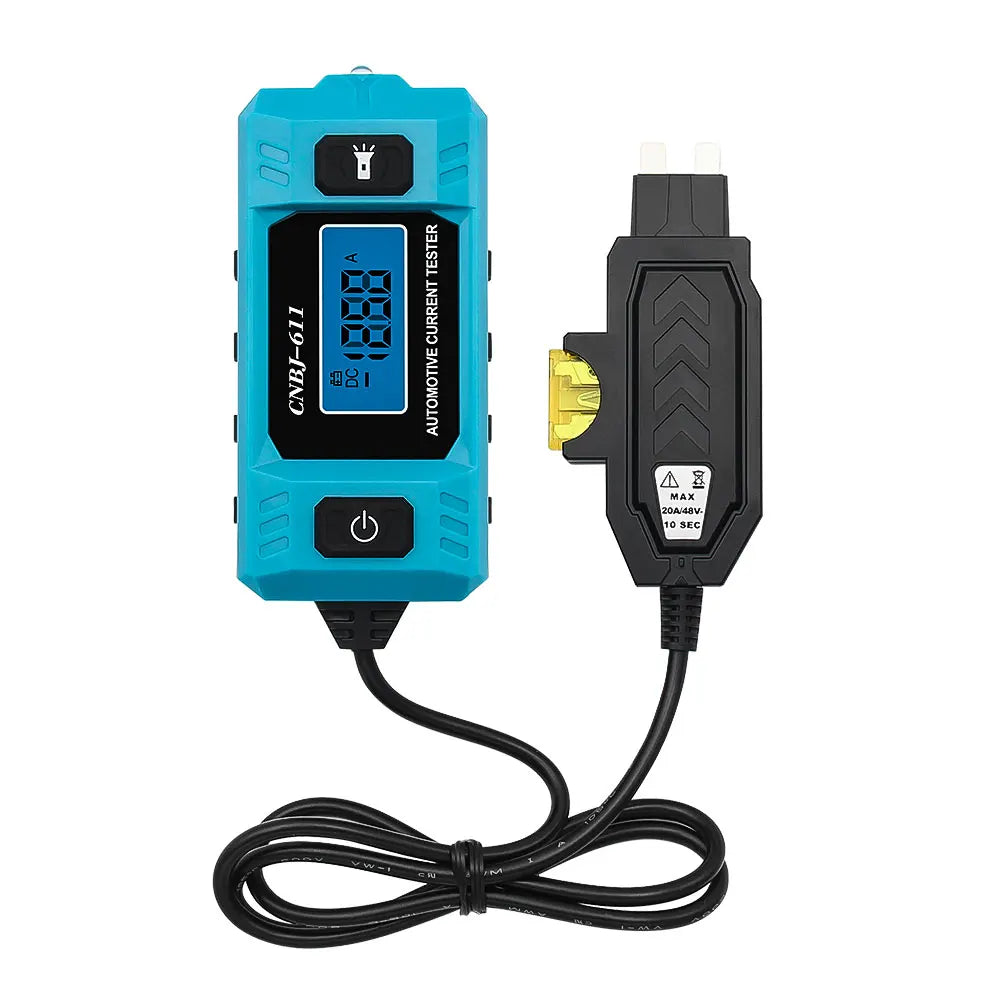 12V Auto Stroom Tester 0.01-19.99A - Professionele Circuit Ampèremeter met Zekering Diagnostic Functie