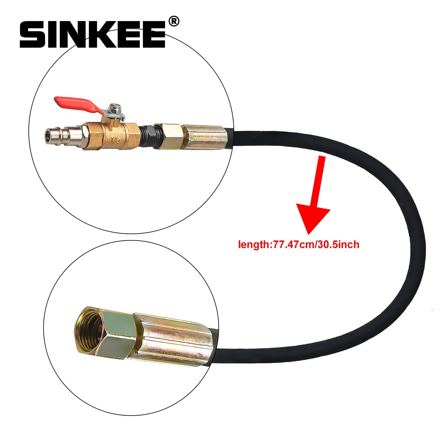 Professionele 1000NM Pneumatische Injector Puller Set - Air Vibration Injector Removal Tool voor Diesel Common Rail