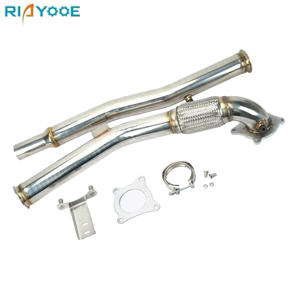 Downpipe voor VW Golf MK5/MK6, Jetta GTI/GLI & Audi A3 8P 2.0T TSI – RVS Performance Uitlaatupgrade