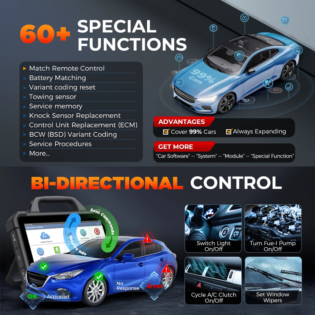 LAUNCH X431 PAD VII + X-PROG 3 Set - Complete Auto Diagnostic Tool met All Keys Lost Sleutelprogrammering en Startonderbreker - CarProTools.EU - shop for all car tools / workshop tools