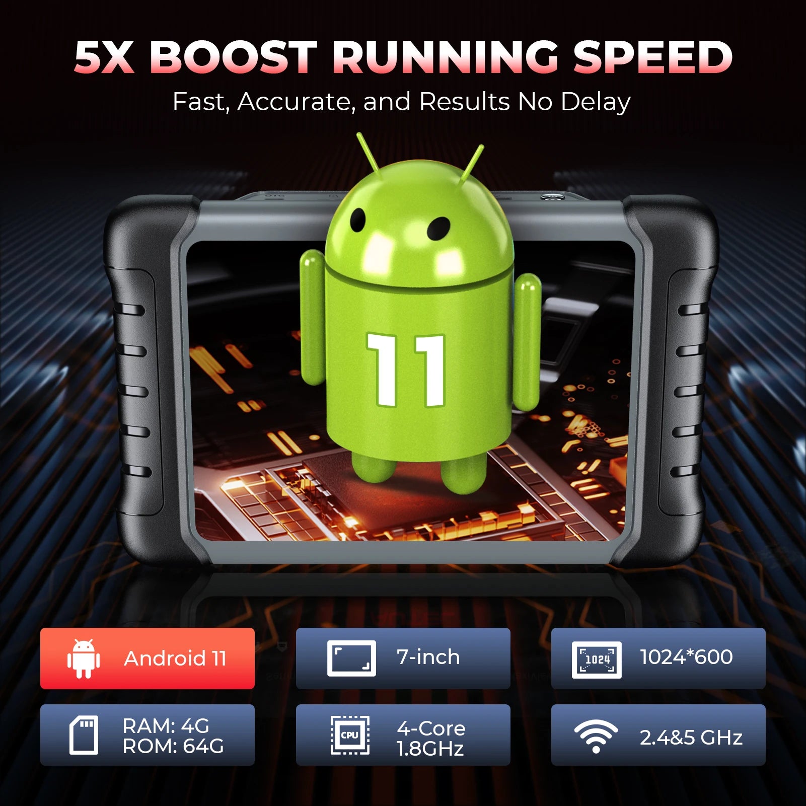 Autel MK808S Auto Diagnostisch Apparaat - Bidirectionele OBD2 Scanner met IMMO Sleutelcodering en 28+ Service Functies