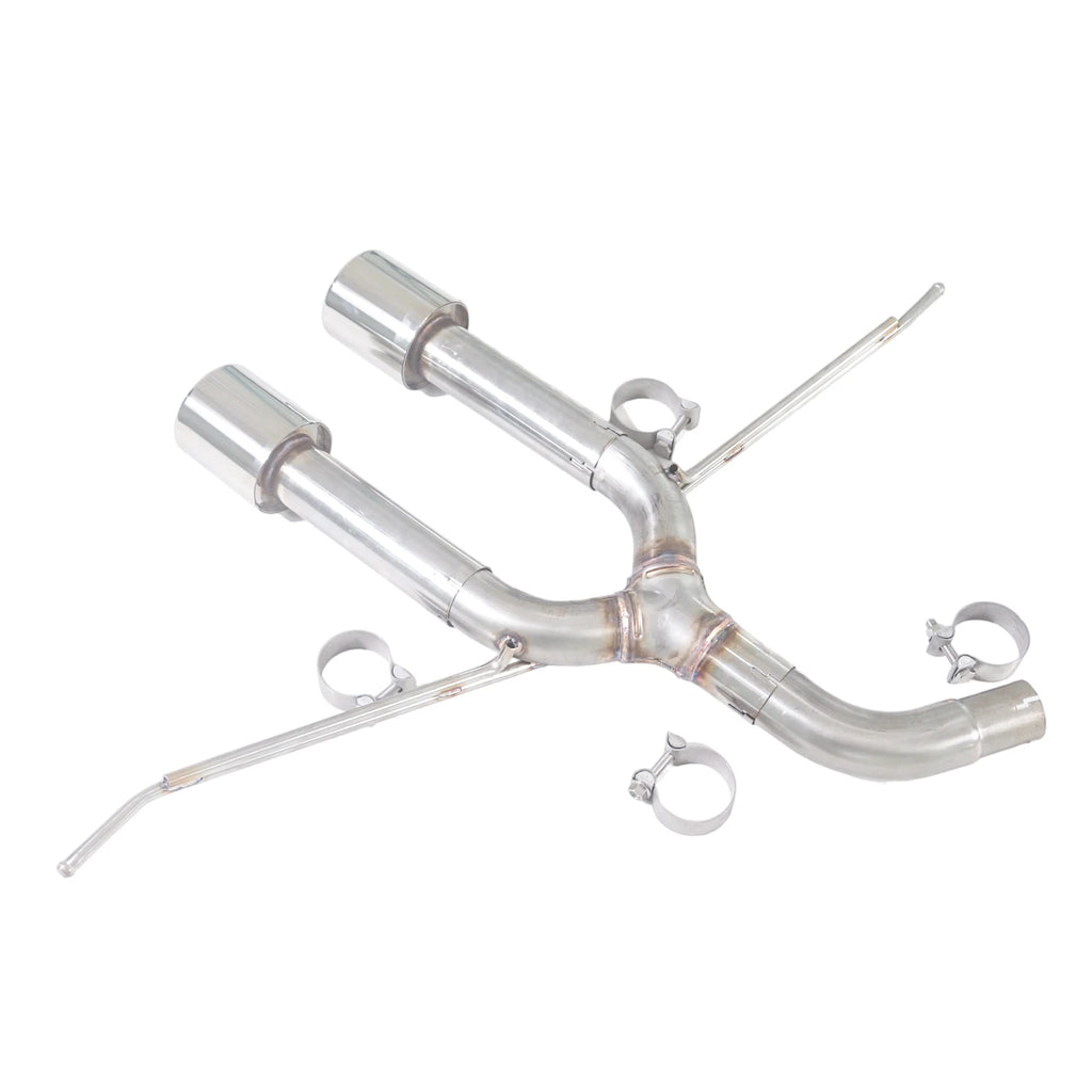 Roestvrijstalen Uitlaatsysteem voor Golf 6 1.4T – 2x 89 mm Tips (R20 Diffuser Compatibel)