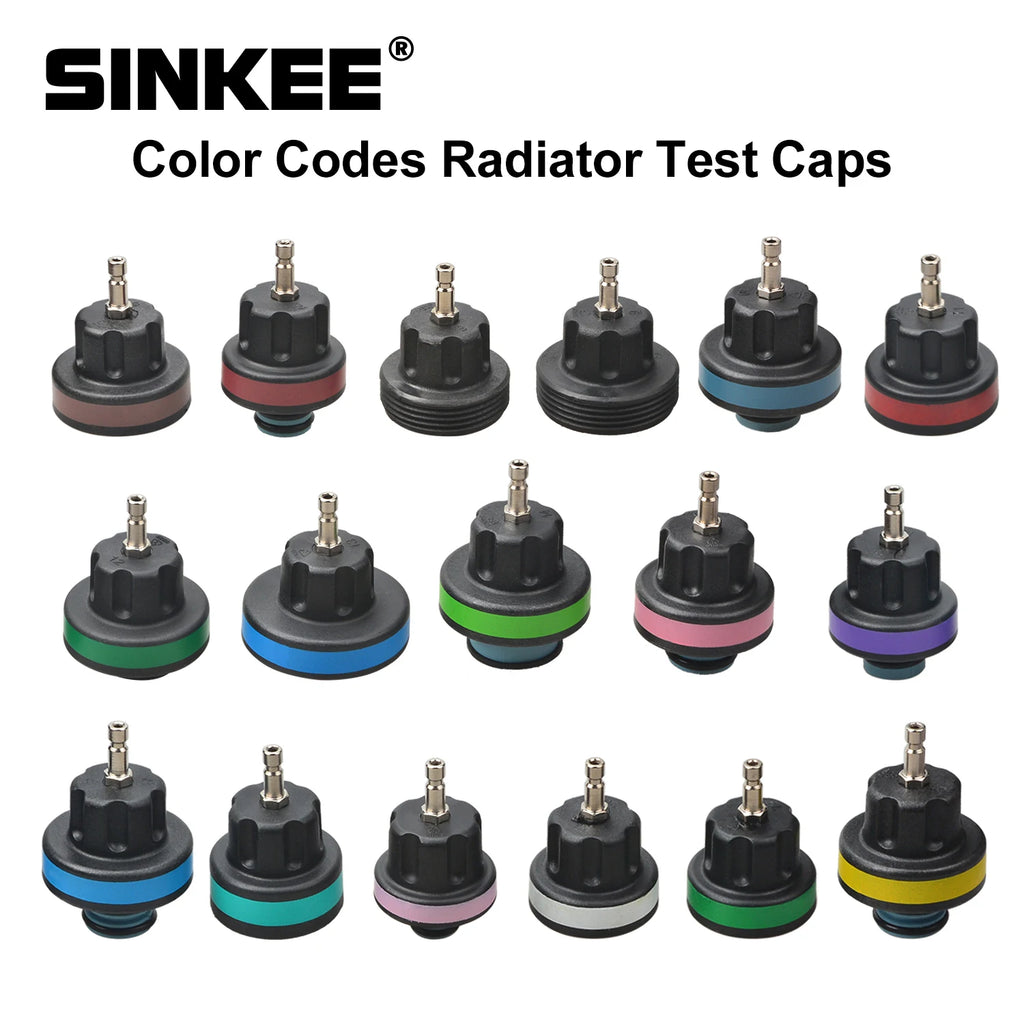 28-Delige Radiator Druktester Set 3.5 Bar - Universeel Koelsysteem Test Kit voor BMW VW Ford GM