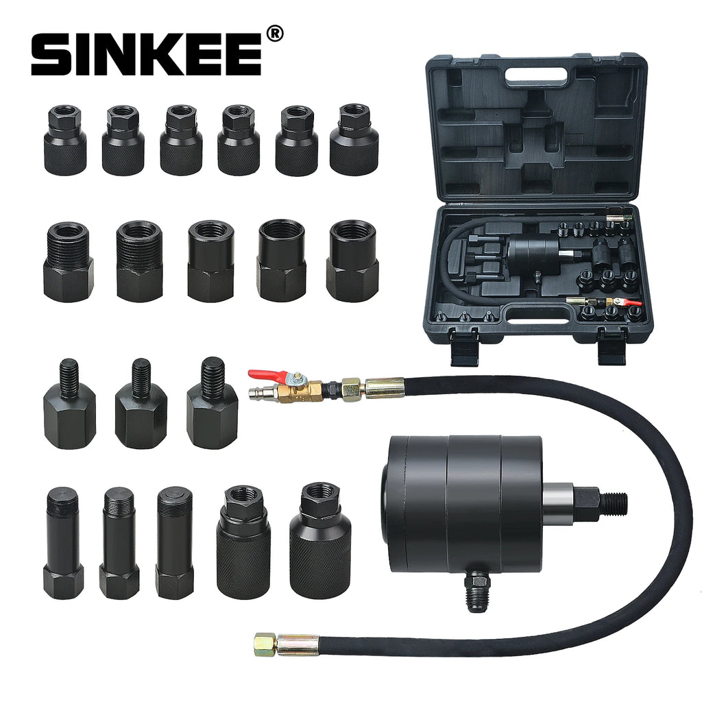 Professionele 1000NM Pneumatische Injector Puller Set - Air Vibration Injector Removal Tool voor Diesel Common Rail