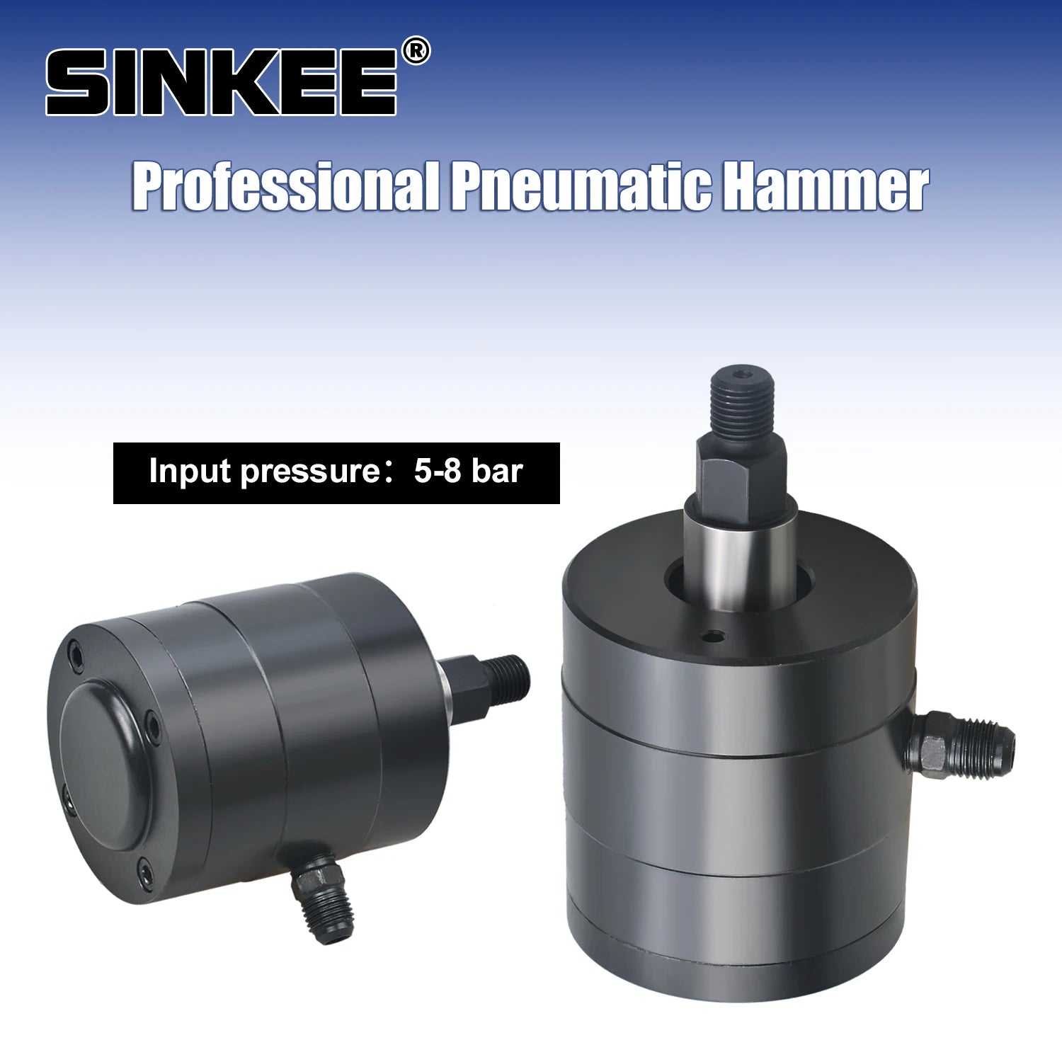 Professionele 1000NM Pneumatische Injector Puller Set - Air Vibration Injector Removal Tool voor Diesel Common Rail