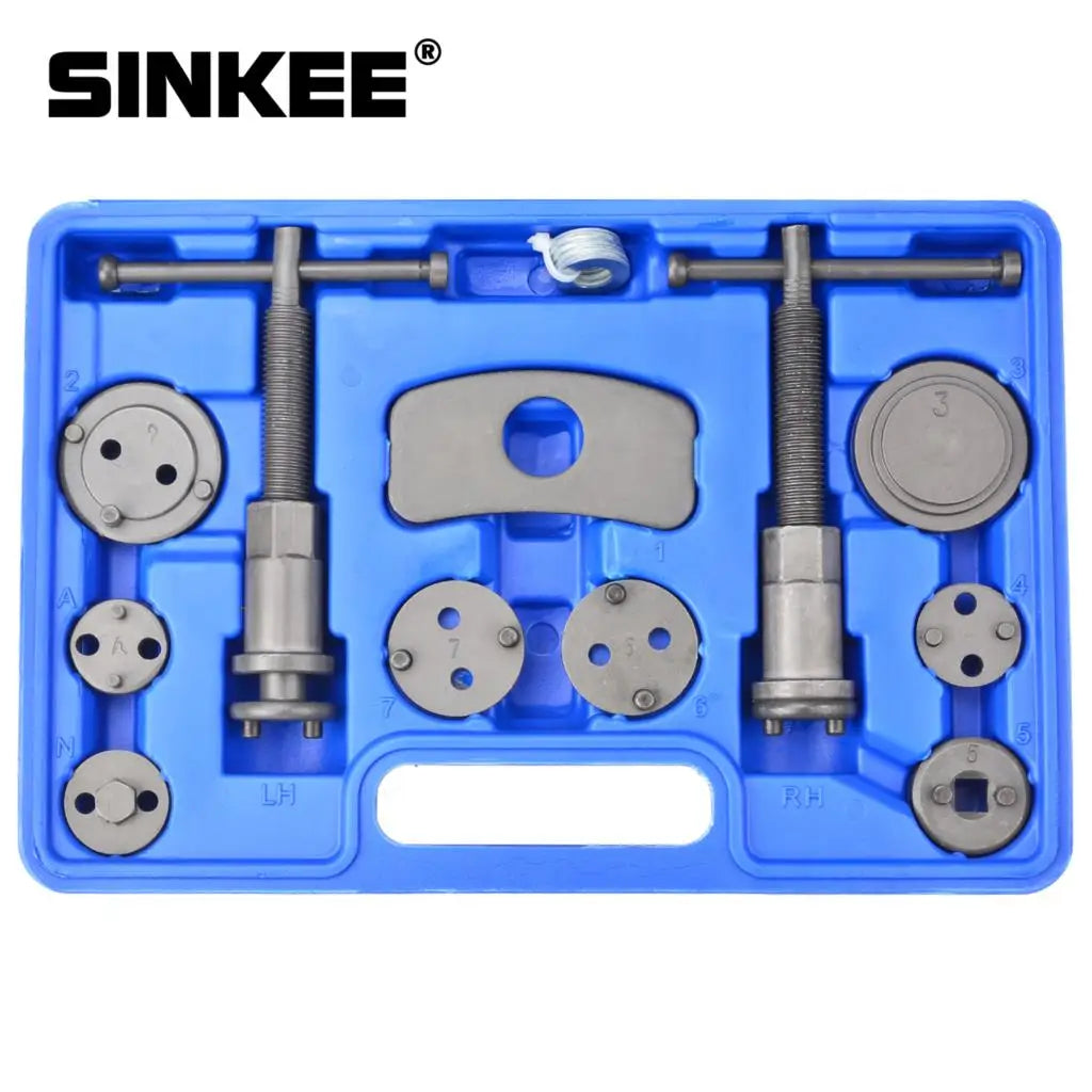 24-Delige Universele Remklauw Compressor Tool Set - Complete Auto Schijfrem Service Kit voor Alle Merken