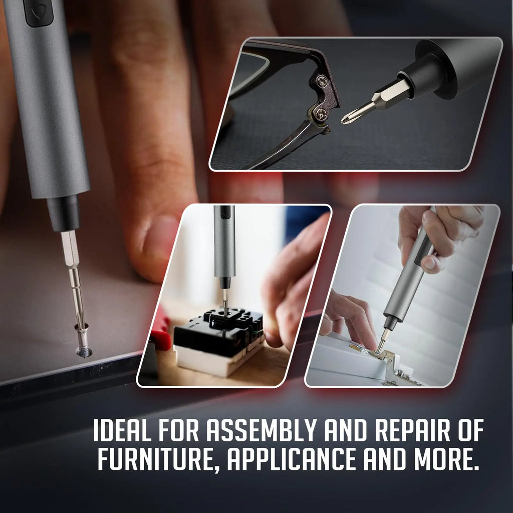 75-in-1 Precisie Elektrische Schroevendraaier Set - Draadloze Magnetische Reparatie Tool Kit met LED Licht