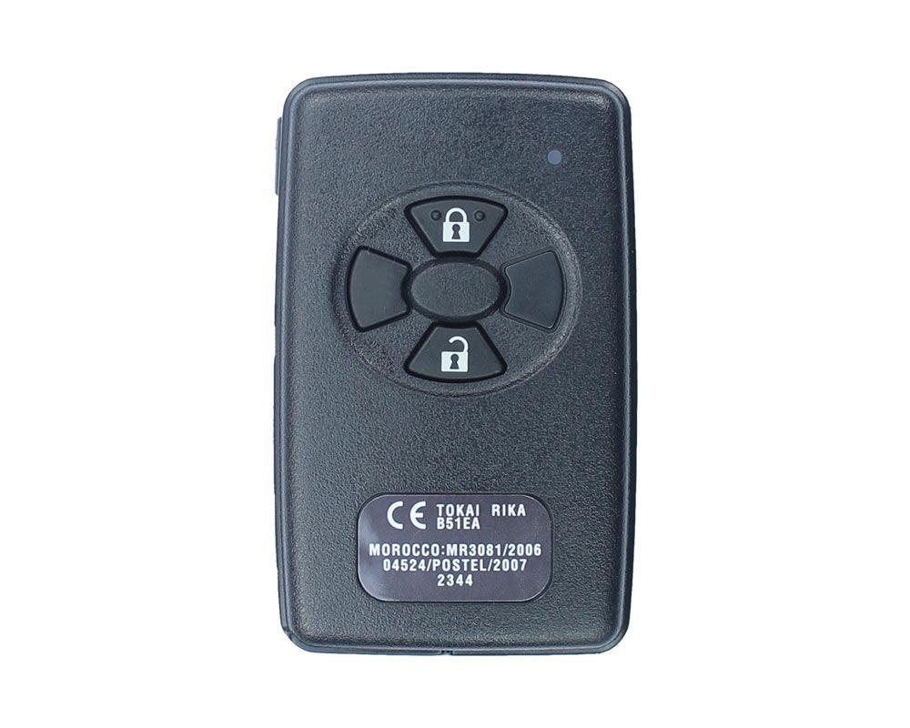Toyota Corolla / Auris / RAV4 / Yaris Smart Key 2 Knoppen (B51EA) – 89904-52071 / 89904-42050 / 89904-52072