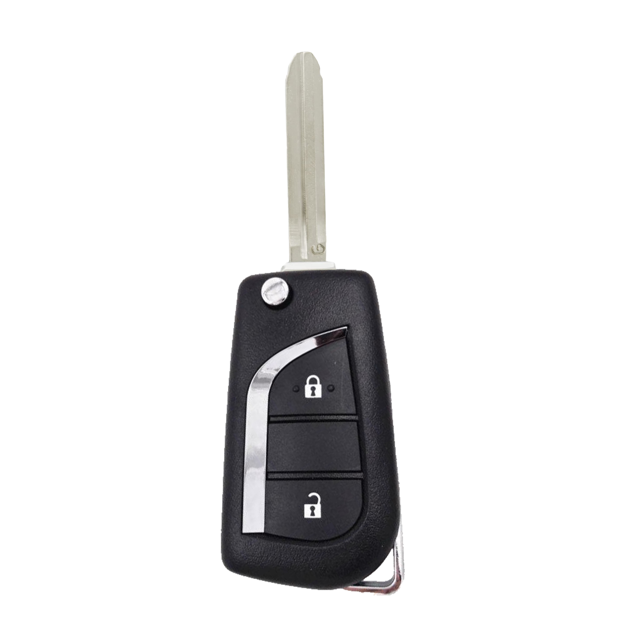 Peugeot 108 2-Button Flip Key 433MHz ID74 (H) with VA2/TOY48/TOY43 Blades – KD/KeyDiy