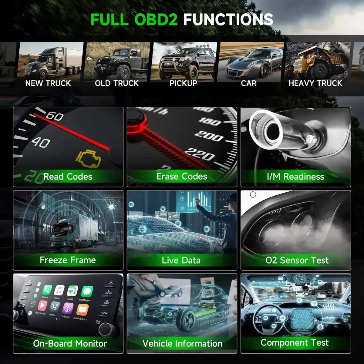 Ancel HD110 Vrachtwagen Uitleesapparaat