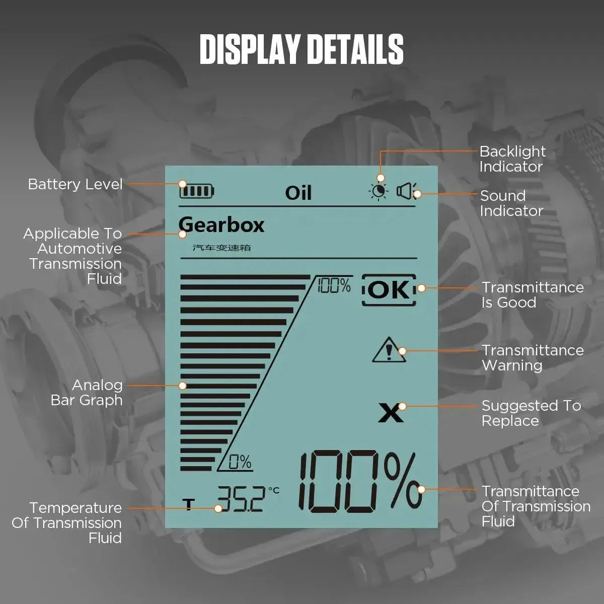 Autool AS505 | Transmissievloeistoftester