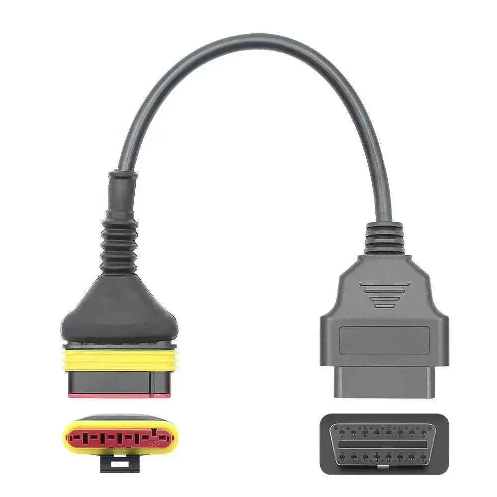 Benelli 6-pins OBD – 16-pins OBD2 Verloopkabel | Motorfiets