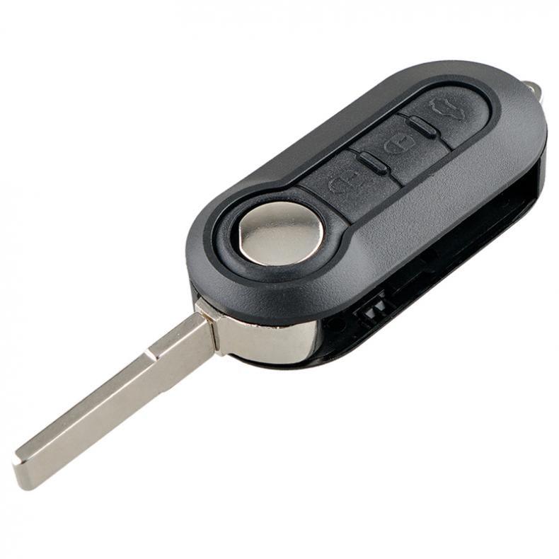 Fiat 500L / Panda 3-Button Flip Key 433MHz with ID48 Chip – Multi-Brand Compatible
