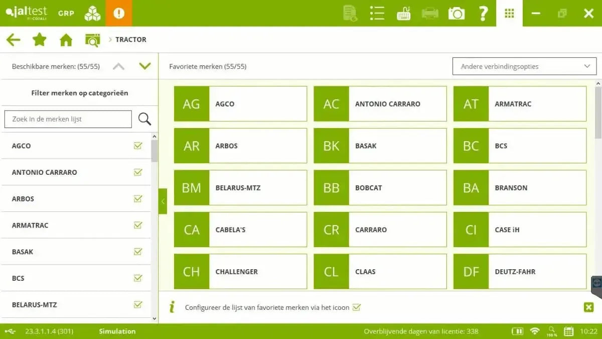 Jaltest AGV (Agricultural) Uitleesapparaat