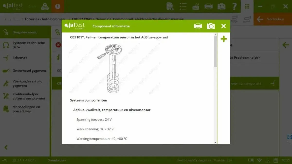 Jaltest AGV (Agricultural) Uitleesapparaat