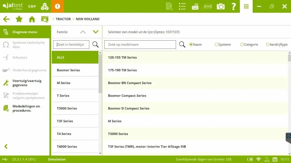 Jaltest AGV (Agricultural) Uitleesapparaat