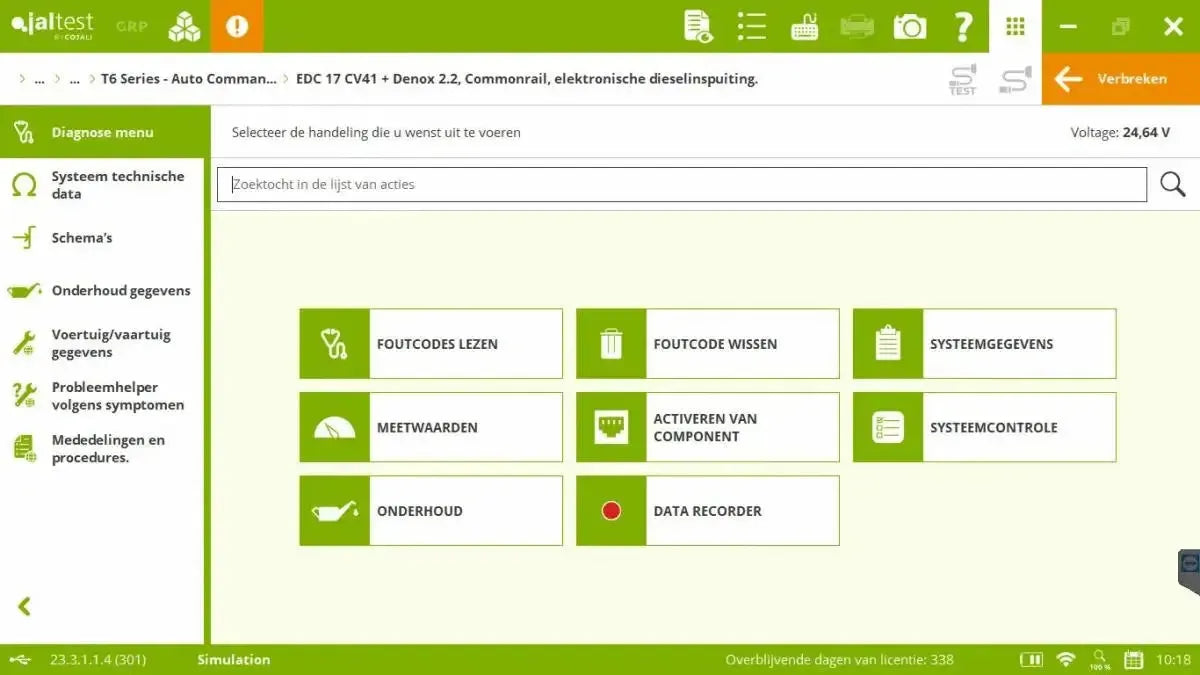 Jaltest AGV (Agricultural) Uitleesapparaat