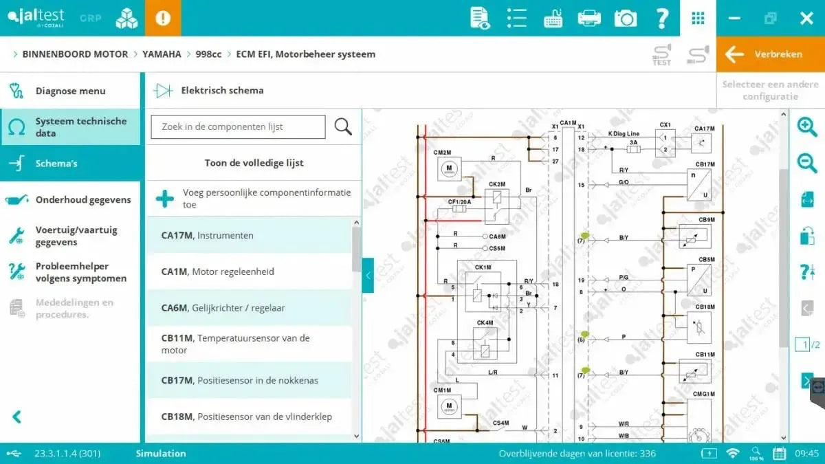 Jaltest Marine (Binnenboord) Uitleesapparaat - CarProTools.EU - shop for all car tools / workshop tools