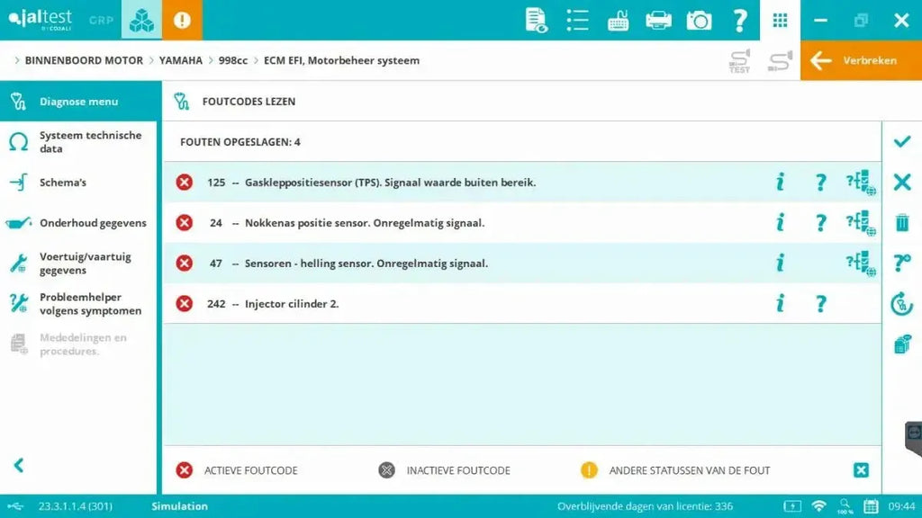 Jaltest Marine (Binnenboord) Uitleesapparaat - CarProTools.EU - shop for all car tools / workshop tools