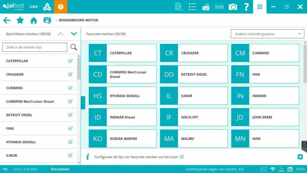 Jaltest Marine (Binnenboord) Uitleesapparaat - CarProTools.EU - shop for all car tools / workshop tools