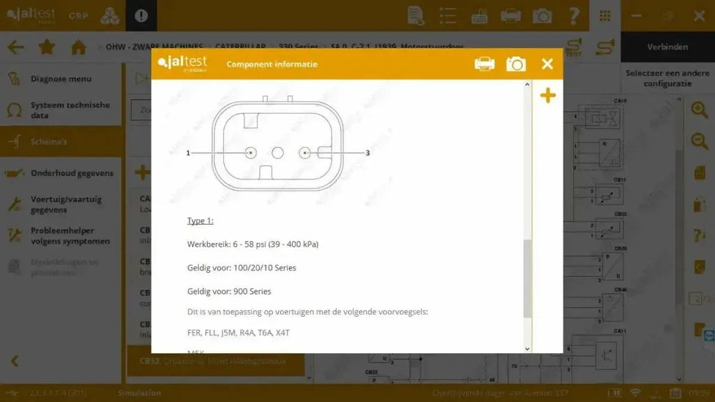 Jaltest Veegmachines Uitleesapparaat