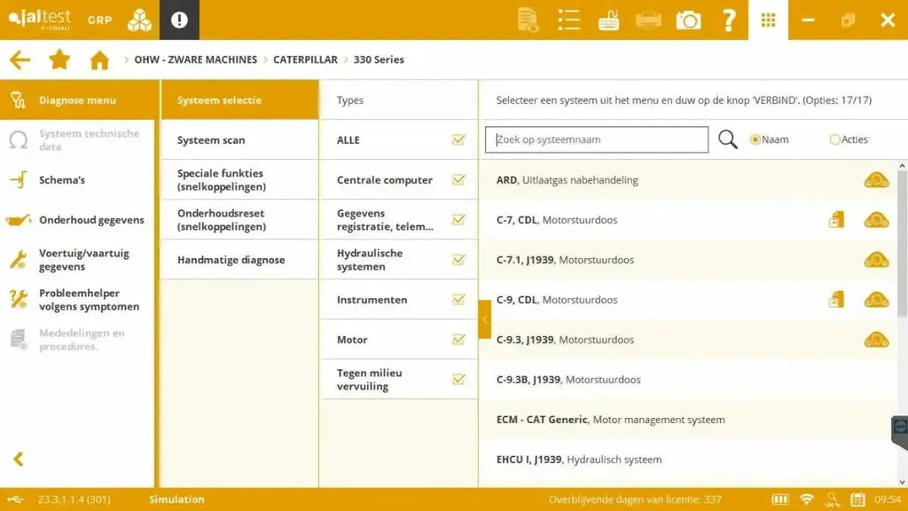 Jaltest Veegmachines Uitleesapparaat