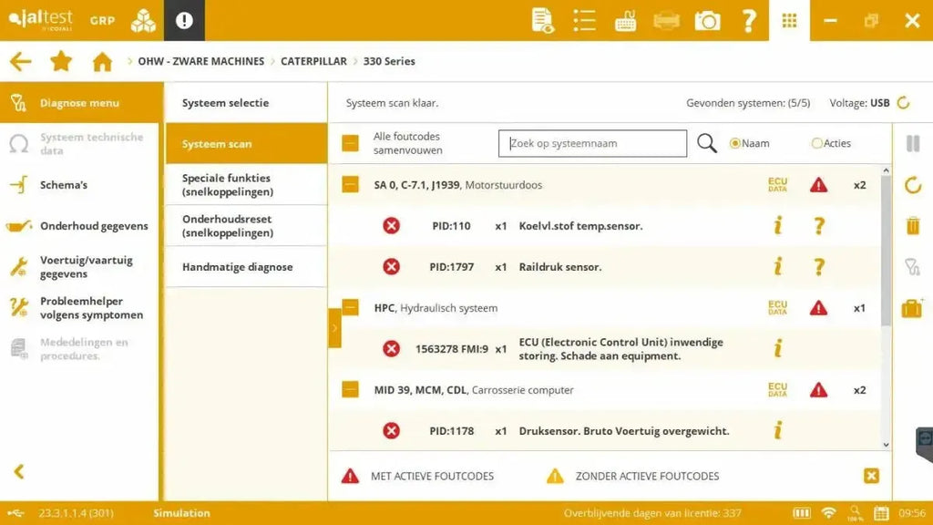 Jaltest Veegmachines Uitleesapparaat