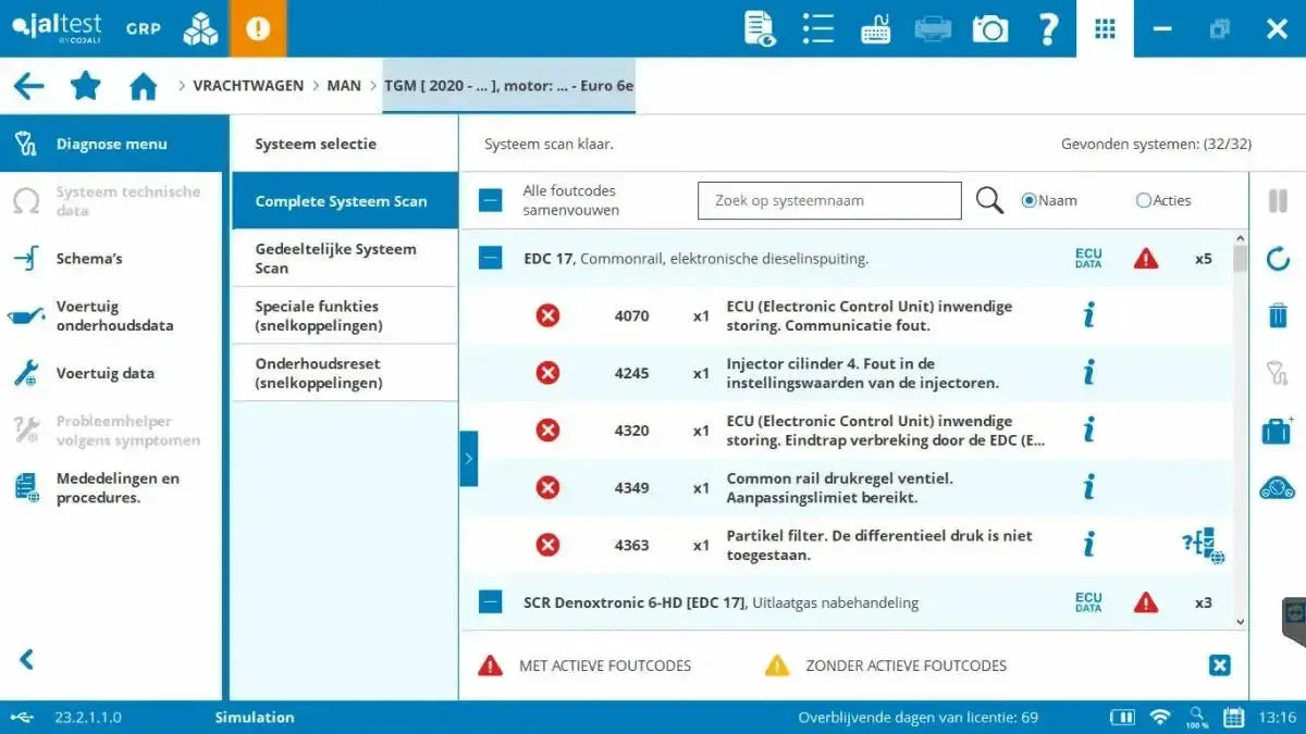 Jaltest Vrachtwagen Uitleesapparaat - CarProTools.EU - shop for all car tools / workshop tools
