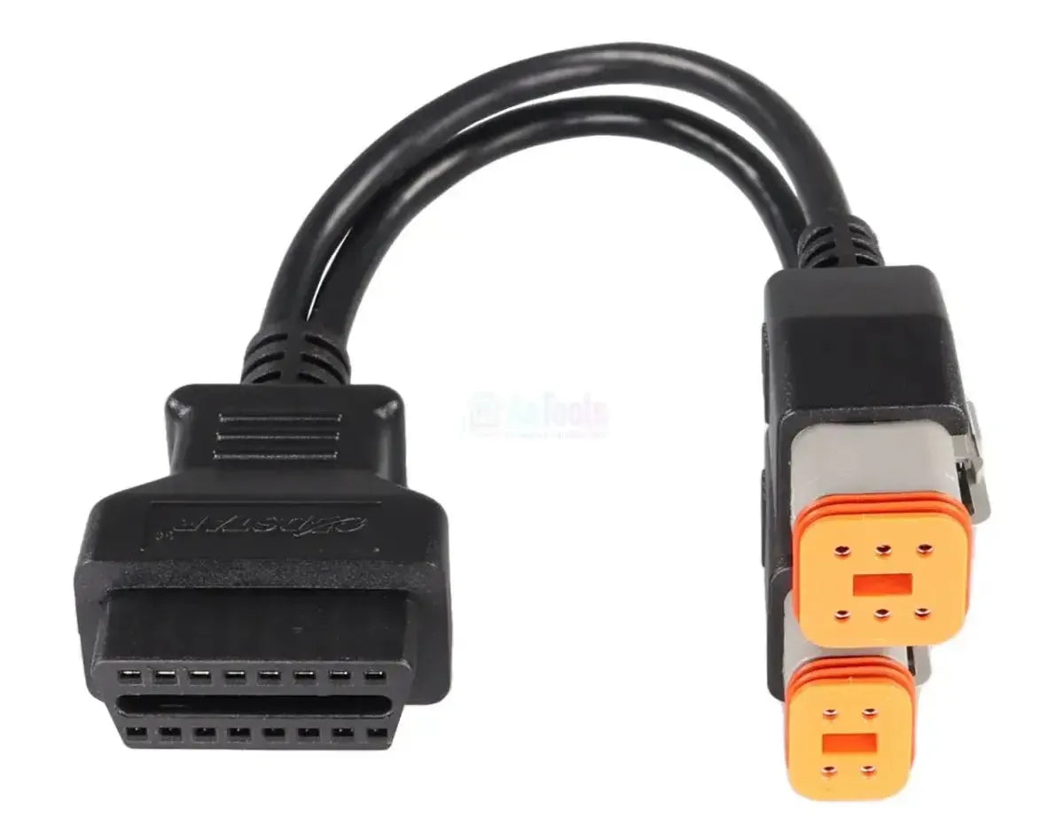 OBDSTAR (M034) | Harley Davidson 4+6-pins OBD – 16-pins OBD2 Verloopkabel | Motorfiets