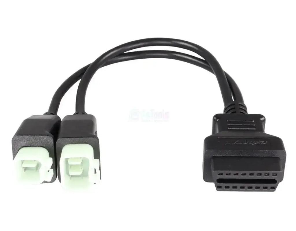 OBDSTAR (M005) | Kawasaki 4+6-pins OBD – 16-pins OBD2 Verloopkabel | Motorfiets